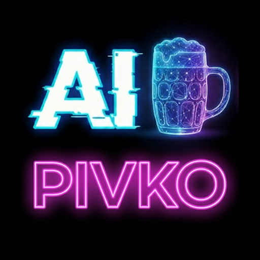 Oficiální logo AI Pivko Brno Vol. 5 - Neonové logo akce